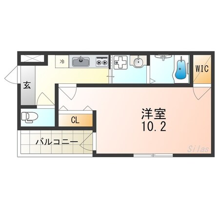 フジパレス高石駅西Ⅱ番館の物件間取画像